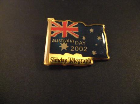 Australia Day 2002 Sunday Telegraph, vlag